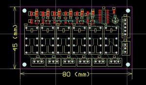 Break-before-make 6 stereo channels selector